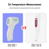 High Quailty Thermometer Digital Body Temperature Fever Measurement Forehead Non-Contact Infrared LCD IR Thermometer Baby Adult